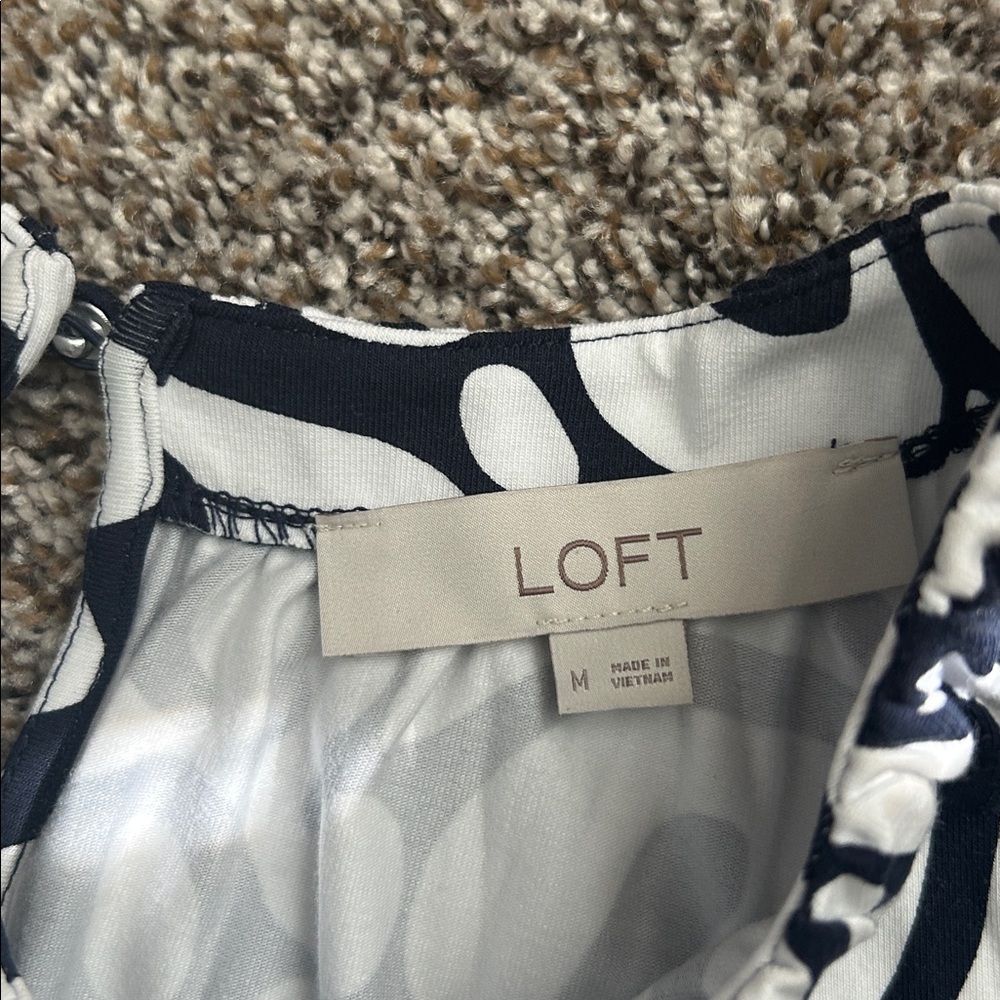 3 identical style LOFT dresses sz M - Picture 2 of 8